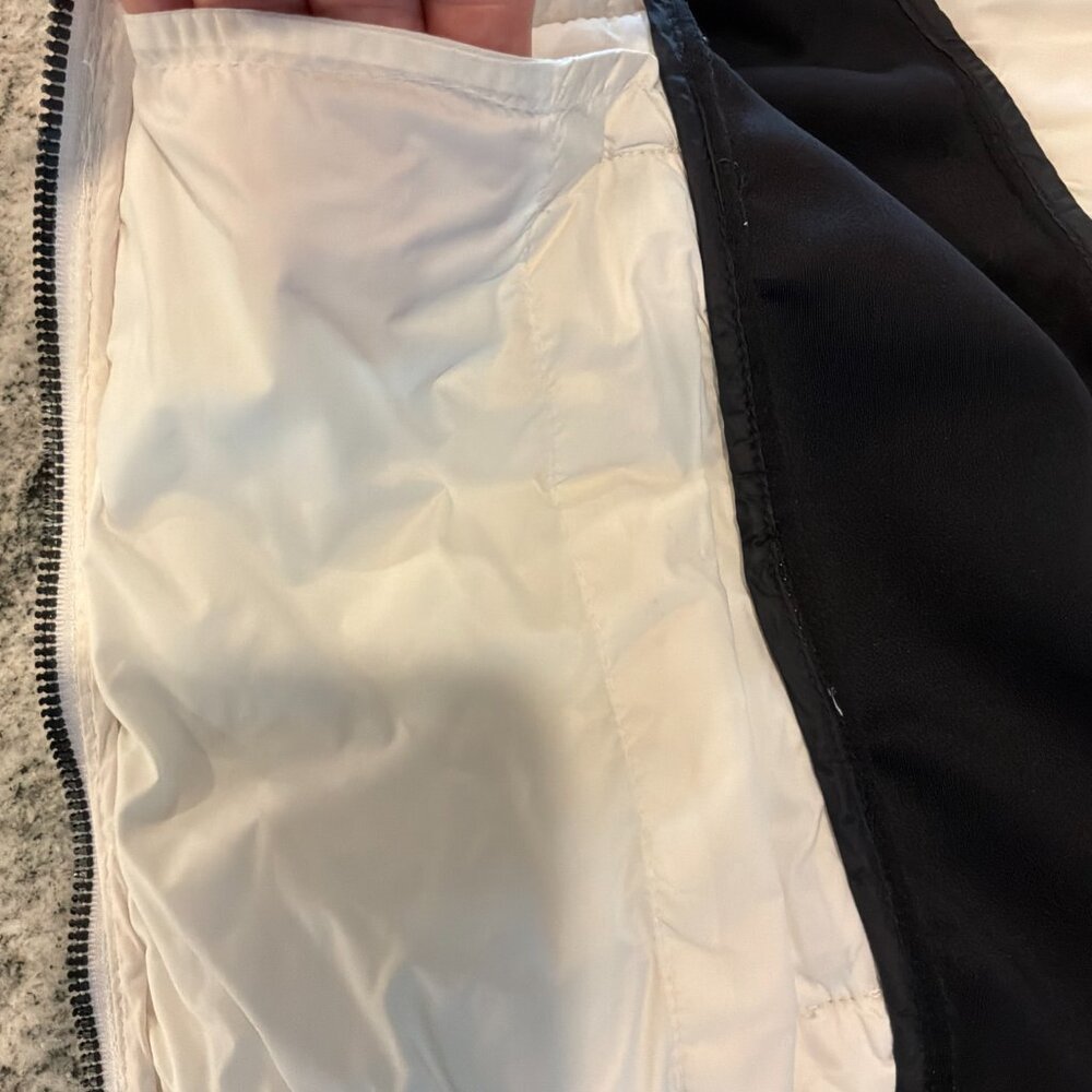 Calvin Klein Performance black/white colorblock hooded zip front jacket size S - Picture 10 of 10